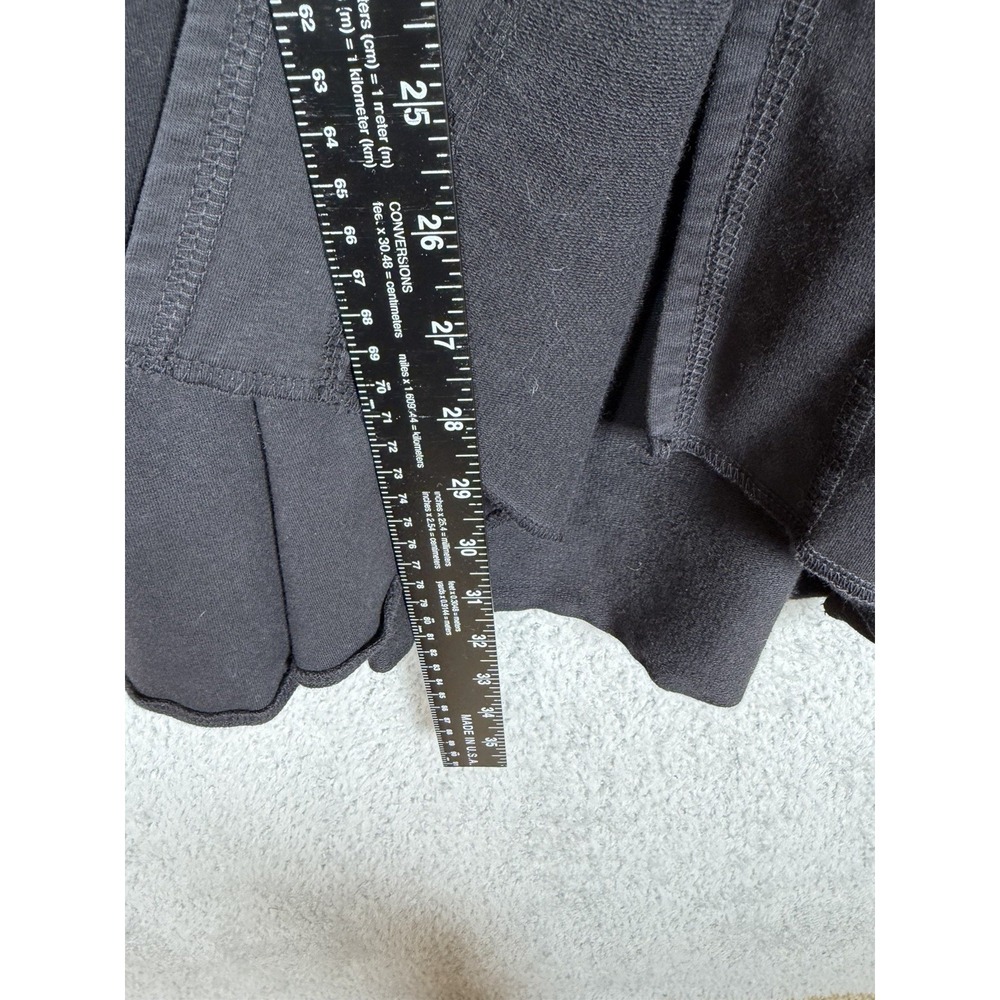 Testimony Los Angeles Women's Sz S French Terry Button Up Victorian Jacket Black - Picture 7 of 8